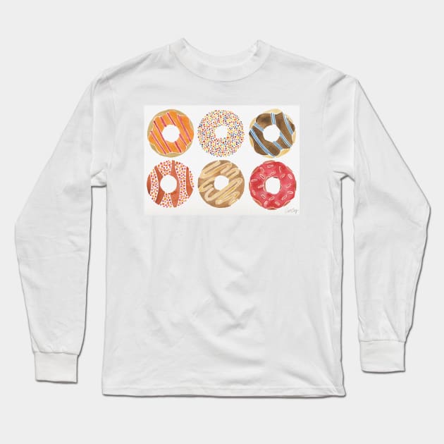 Doughnuts Long Sleeve T-Shirt by CatCoq